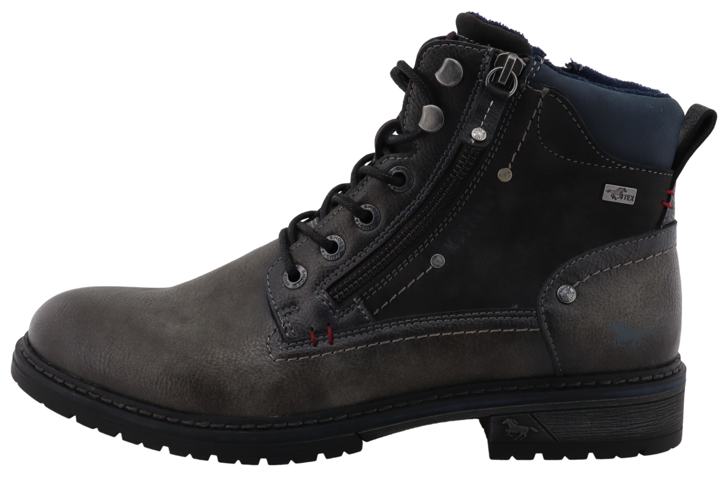 Mustang Shoes Schnürboots »Marcas«  Business Stiefel, Boots mit Textilfutter