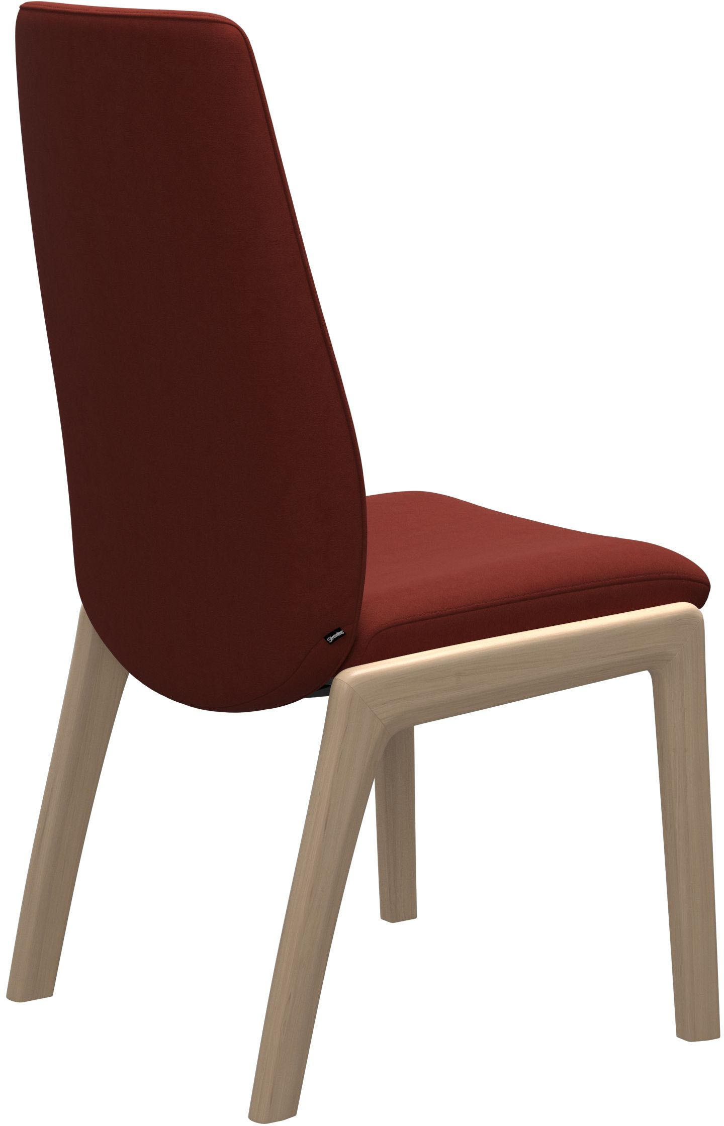 Stressless® Polsterstuhl »Laurel«, Microfaser DINAMICA, High Back, Größe L, mit abgerundeten Beinen in Walnuss