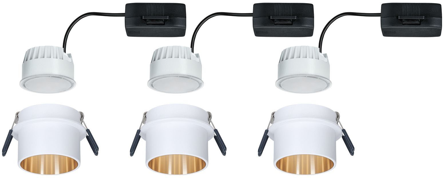 Paulmann LED Bad-Einbauleuchte »Gil«, 3er-Set, Schutzart IP44 spritwasserge günstig online kaufen