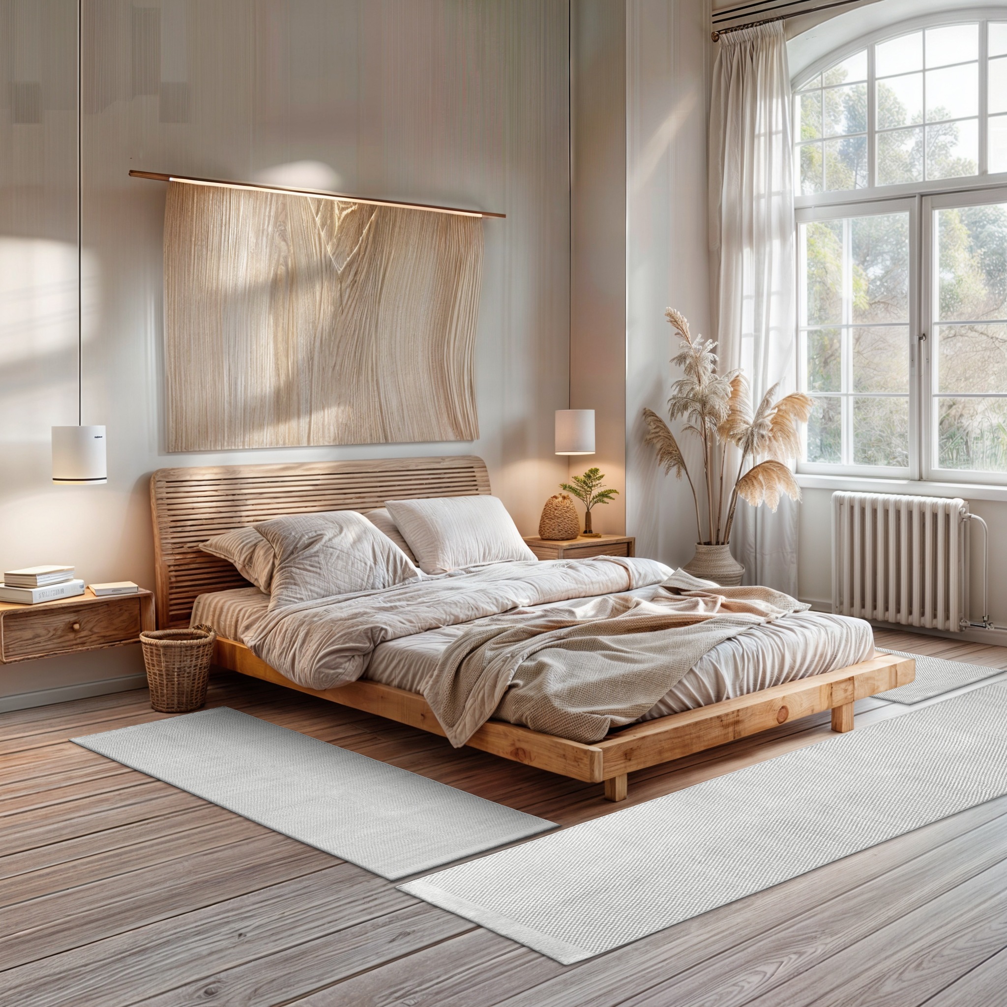 OTTO home Bettumrandung »Wolltraum Pur« Höhe 10 mm Set, 3 Stk. tlg. Wendete günstig online kaufen