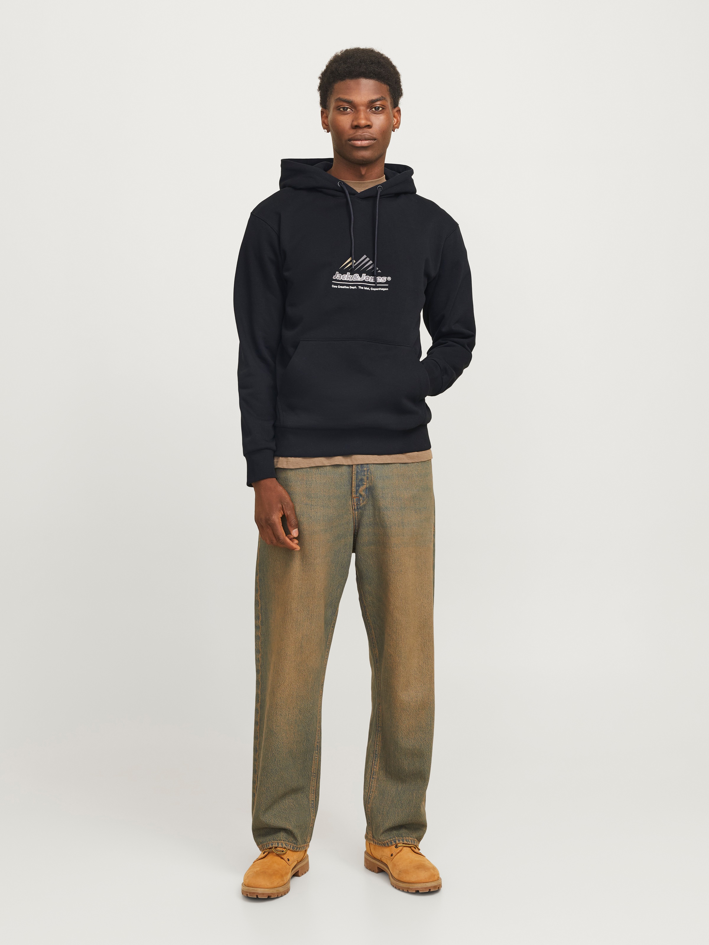 Jack & Jones Kapuzensweatshirt »JCOLIMA LOGO SWEAT HOOD BF«