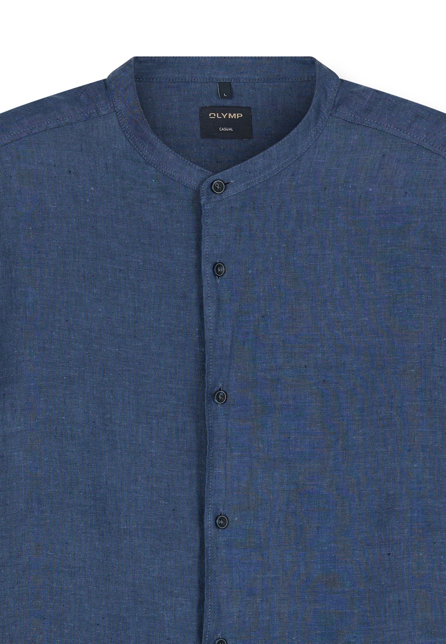 OLYMP Langarmhemd »OLYMP Casual, regular fit, Stehkragen«