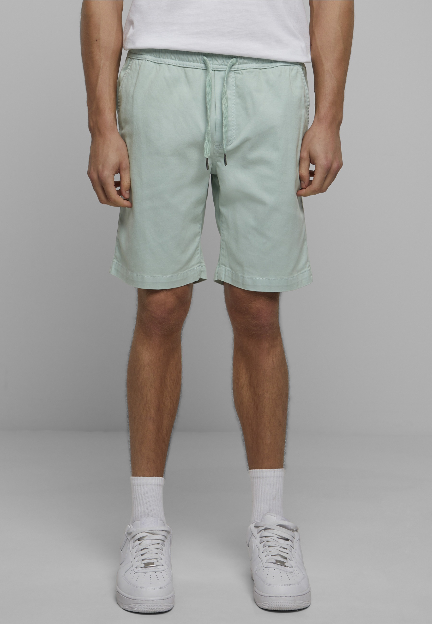URBAN CLASSICS Stoffhose »Urban Classics Herren Stretch Twill Joggshorts«