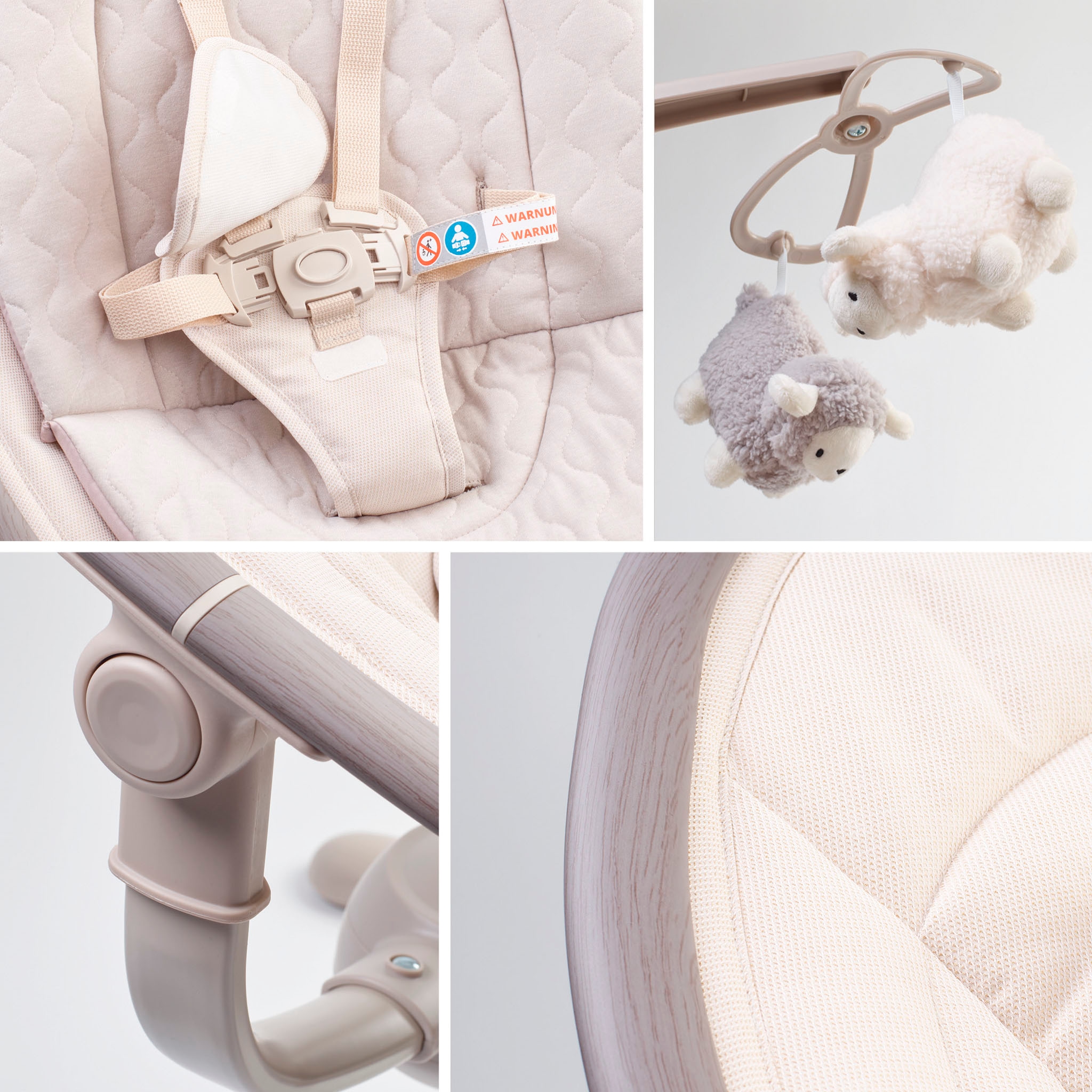 BabyGo Babywippe »Homey«, bis 9 kg, mit Schaukelbewegungen und Sound