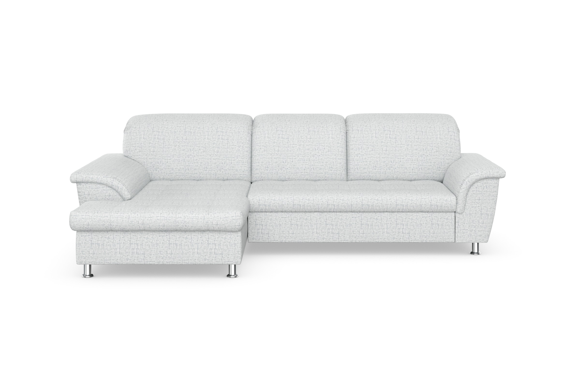 DOMO collection Ecksofa Franzi, wahlweise mit Bettfunktion, Bettkasten und Kopfteilverstellung