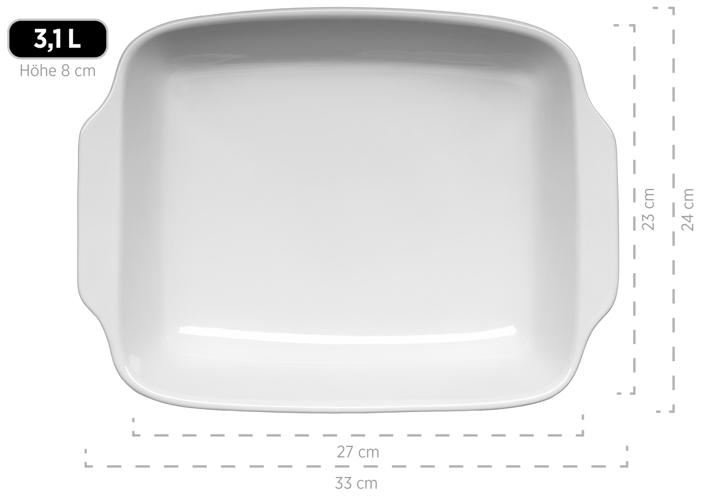 MÄSER Auflaufform »Kitchen Time, rechteckig« Steinzeug 2 Stk. tlg.