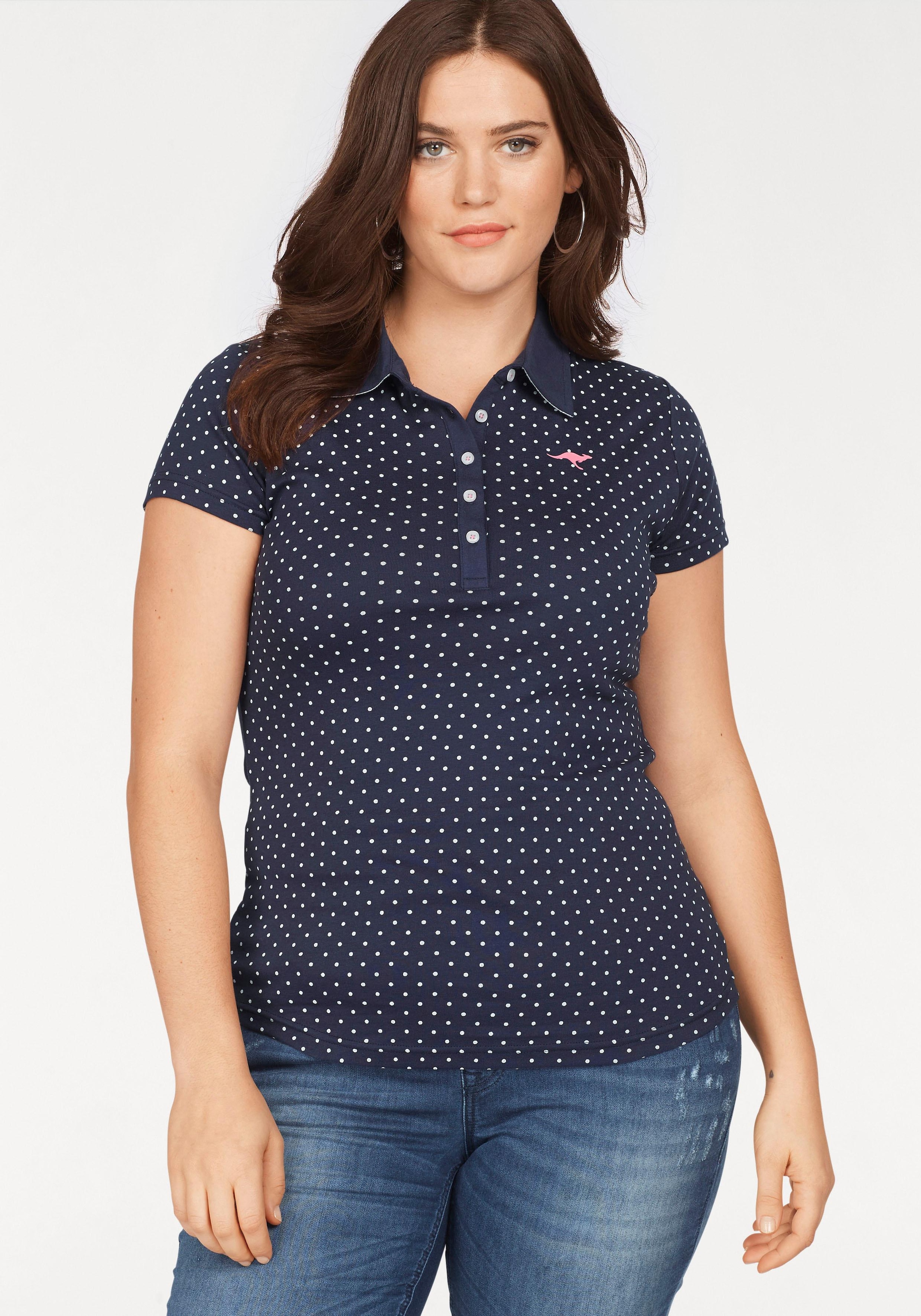KangaROOS Poloshirt, im Online-Shop im kaufen tollen Pünktchen-Muster