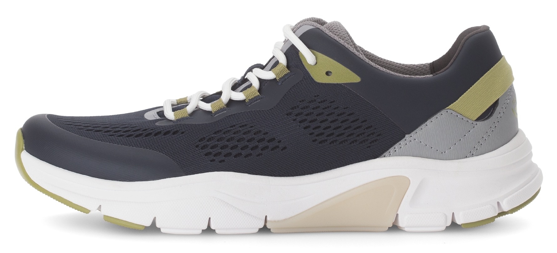 Gabor Rollingsoft Keilsneaker  , Freizeitschuh, Halbschuh, Schnürschuh mit Kontrastbesätzen, Weite G