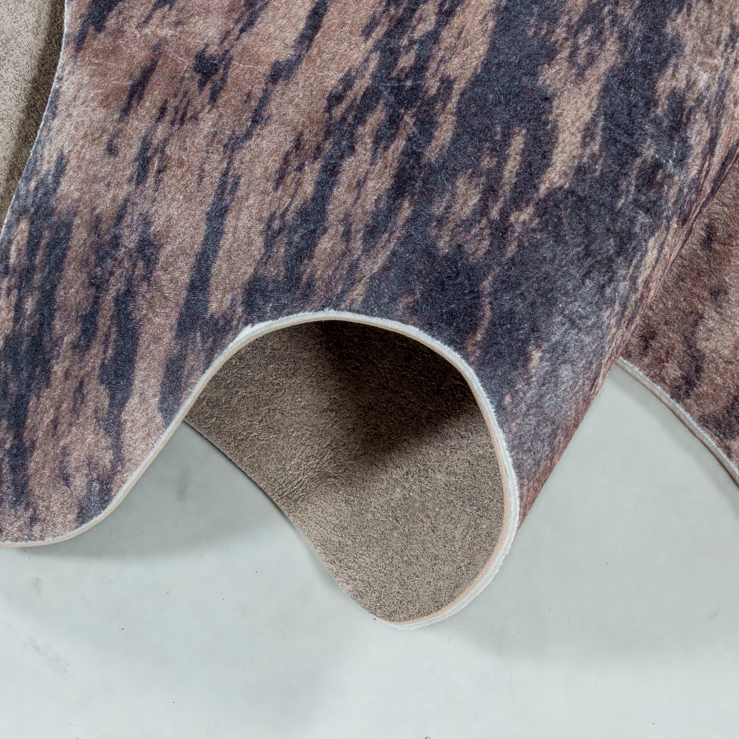 Ayyildiz Teppiche Teppich »ETOSHA 4115«, tierfellförmig, 6 mm Höhe, Pflegeleicht / Moderner Fell Look