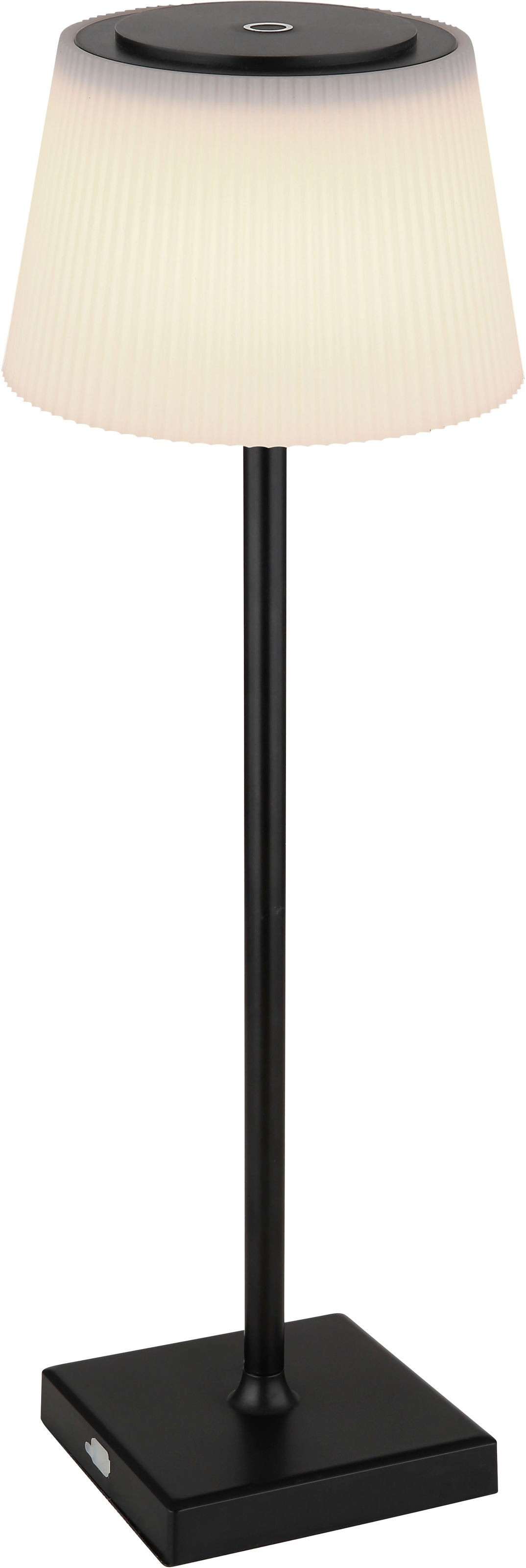 GLOBO LIGHTING Tischleuchte »GREGOIR« LED-Modul 1 Stk. warmweiß - kaltweiß Tischlampe Nachttischlampe Deko-Tischleuchte Schlafzimmer