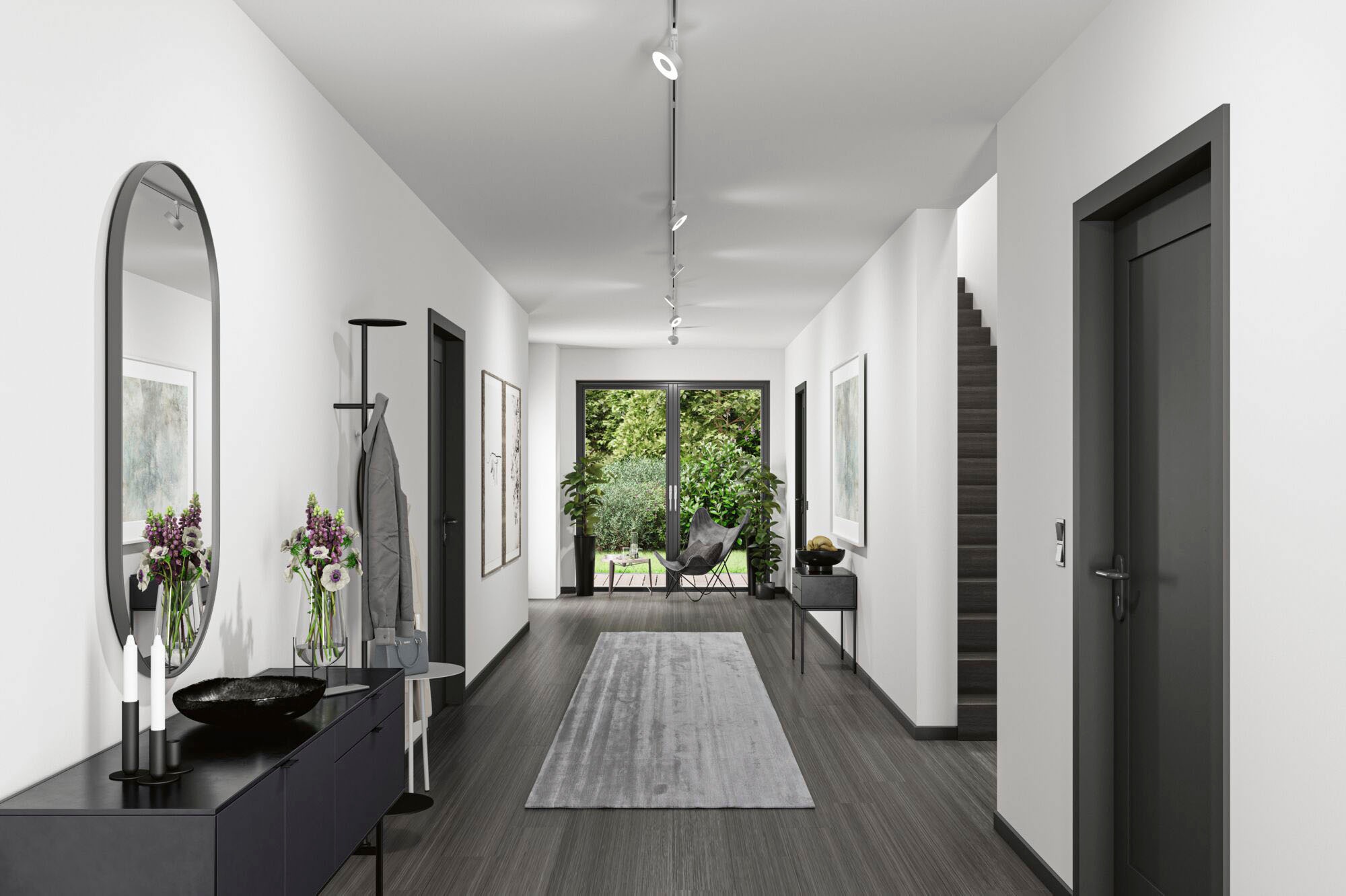 Paulmann Schienensystem-Leuchten »URail Spot Circle 1x5W 4000K 230V«, 3-Step-Dimmbar