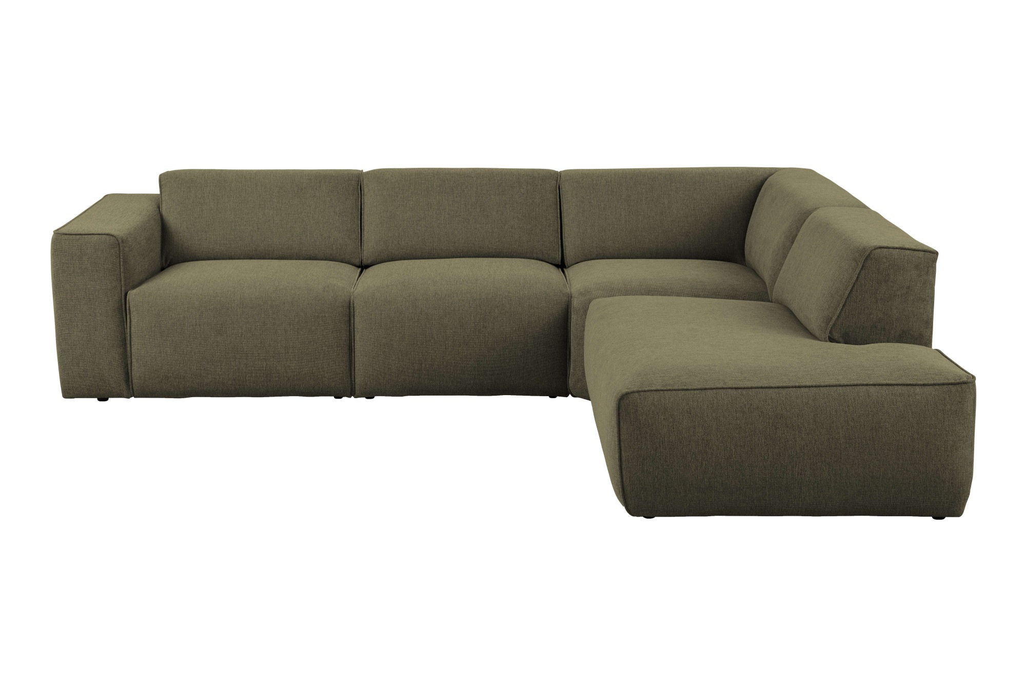 andas Ecksofa »Noord«, mit Kedernaht, in einem Soft-Touch Bezug