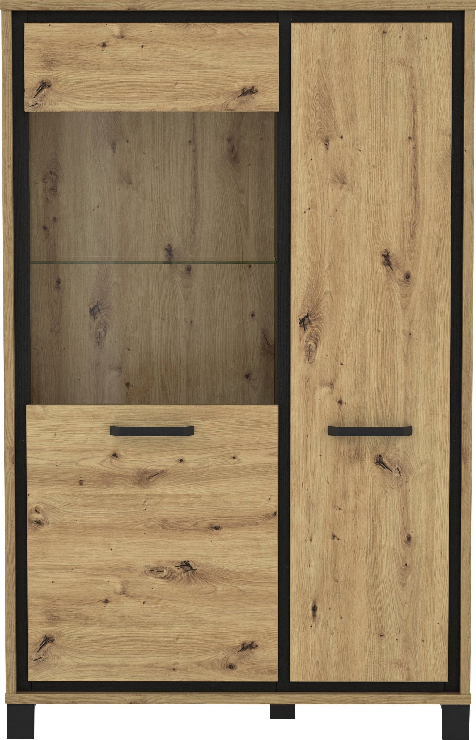 FORTE Vitrine »Trondheim«, Höhe 161 cm