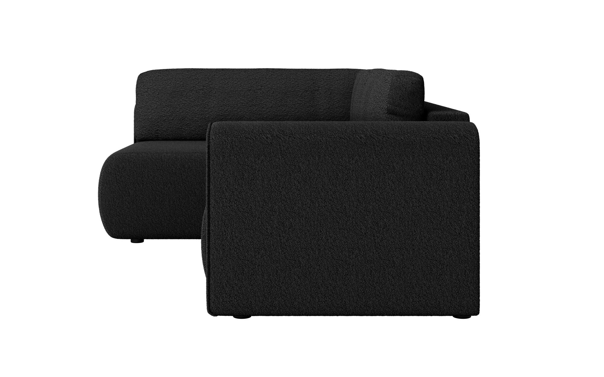 INOSIGN Ecksofa »Zacharia wahlweise Schlafsofa mit Bettkasten, B/T/H 250/166/86 cm«, L-Form mit Wellenunterfederung, Ottomane rechts oder links bestellbar