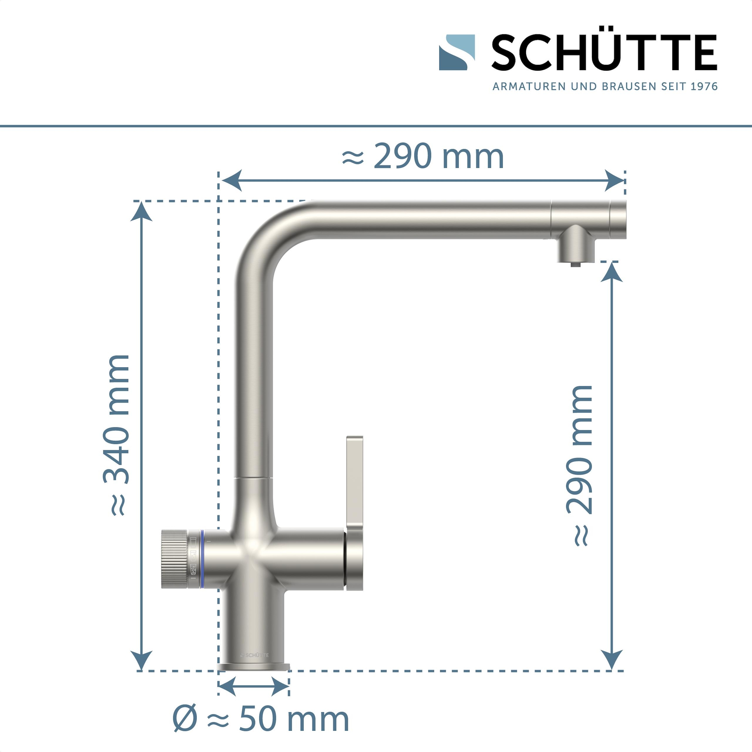 Schütte Spültischarmatur »»AQUASTAR PREMIUM« Sprudelwasser-Spültischarmatur«