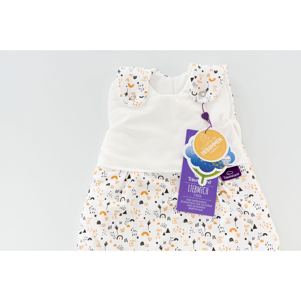 Träumeland Babyschlafsack »3 tlg Set LIEMBICH, Design Goldregen«, (3 tlg.)