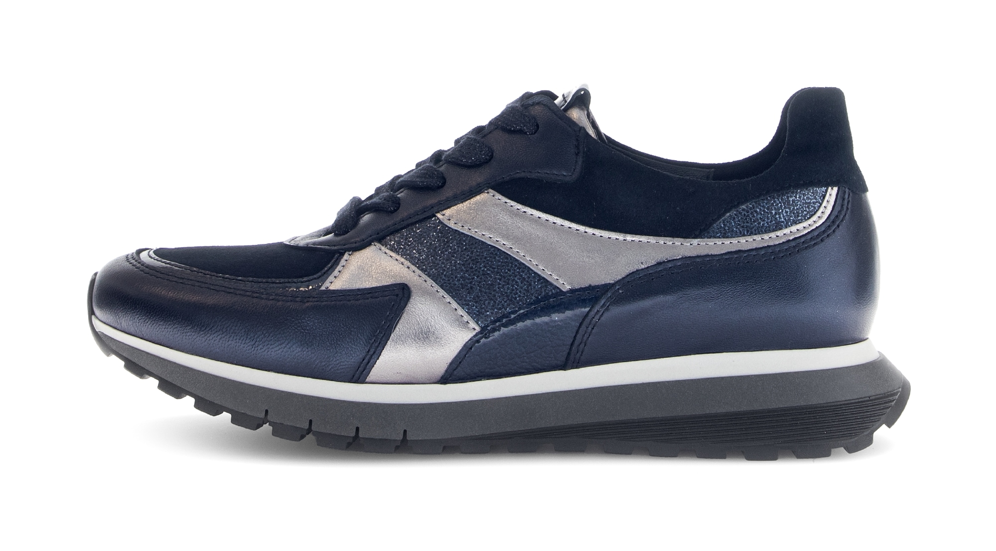 Gabor Keilsneaker »TURIN«, Plateau, Schnürschuh, Komfortschuh in H-Weite (=sehr weit)
