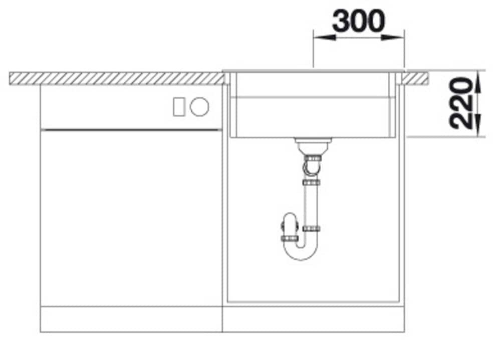 Blanco Granitspüle »ETAGON 6« 1 Stk. tlg. inklusive 2 Gratis ETAGON-Schienen aus Edelstahl