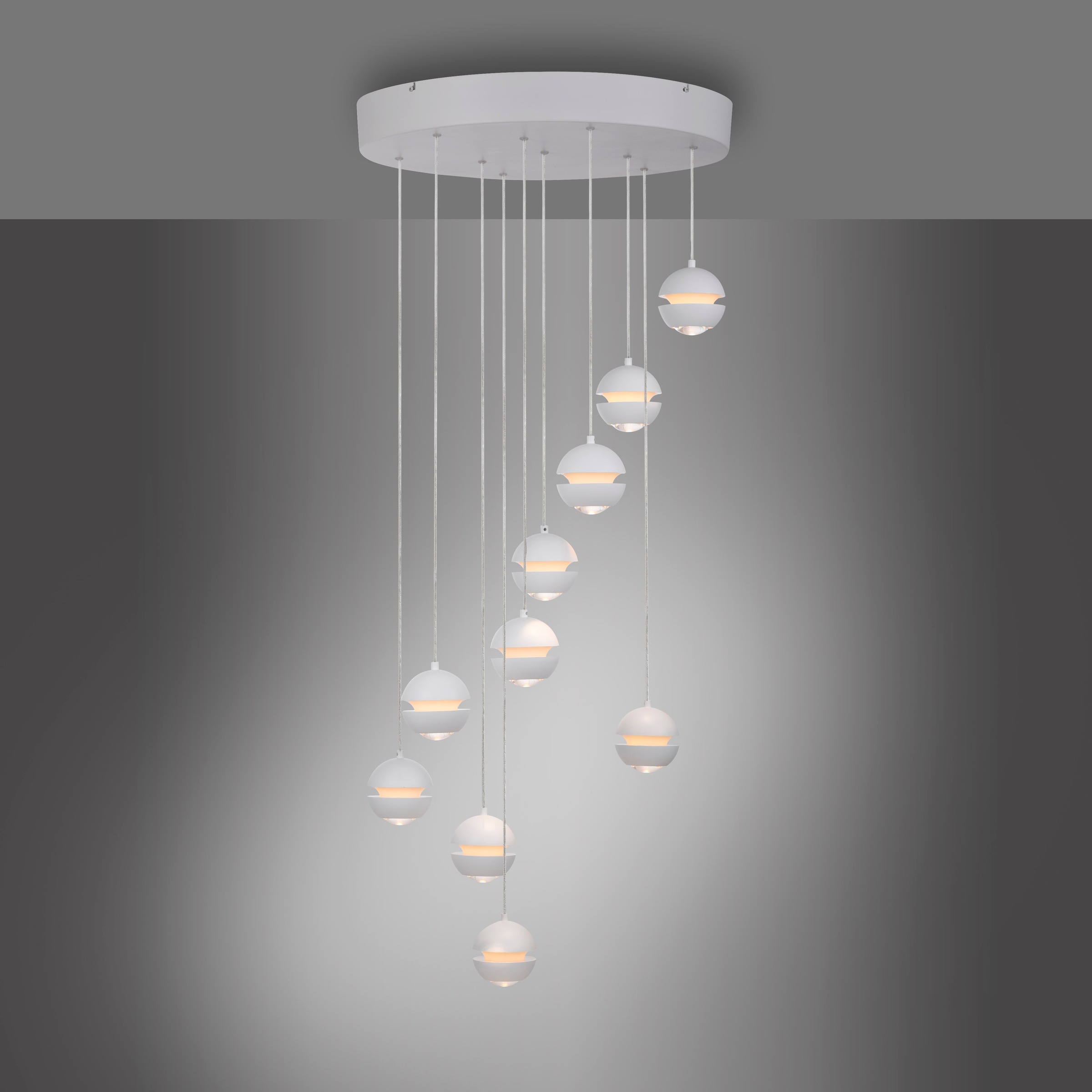 SCHÖNER WOHNEN-Kollektion LED Pendelleuchte »LINI« LED-Board 1 Stk. Warmweiß SCHÖNER WOHNEN Kollektion, 3-Stufen Dimmer, Comfort-Lift