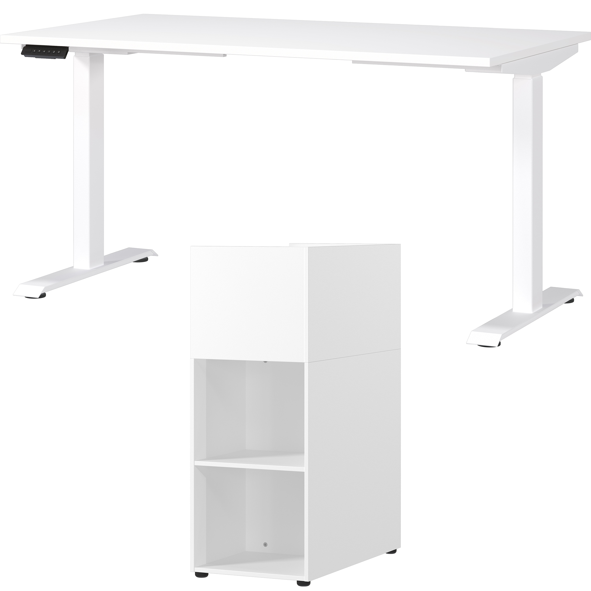 GERMANIA Büromöbel-Set »Mailand« 2 Stk. tlg. inkl. Schreibtisch und Raumtei günstig online kaufen