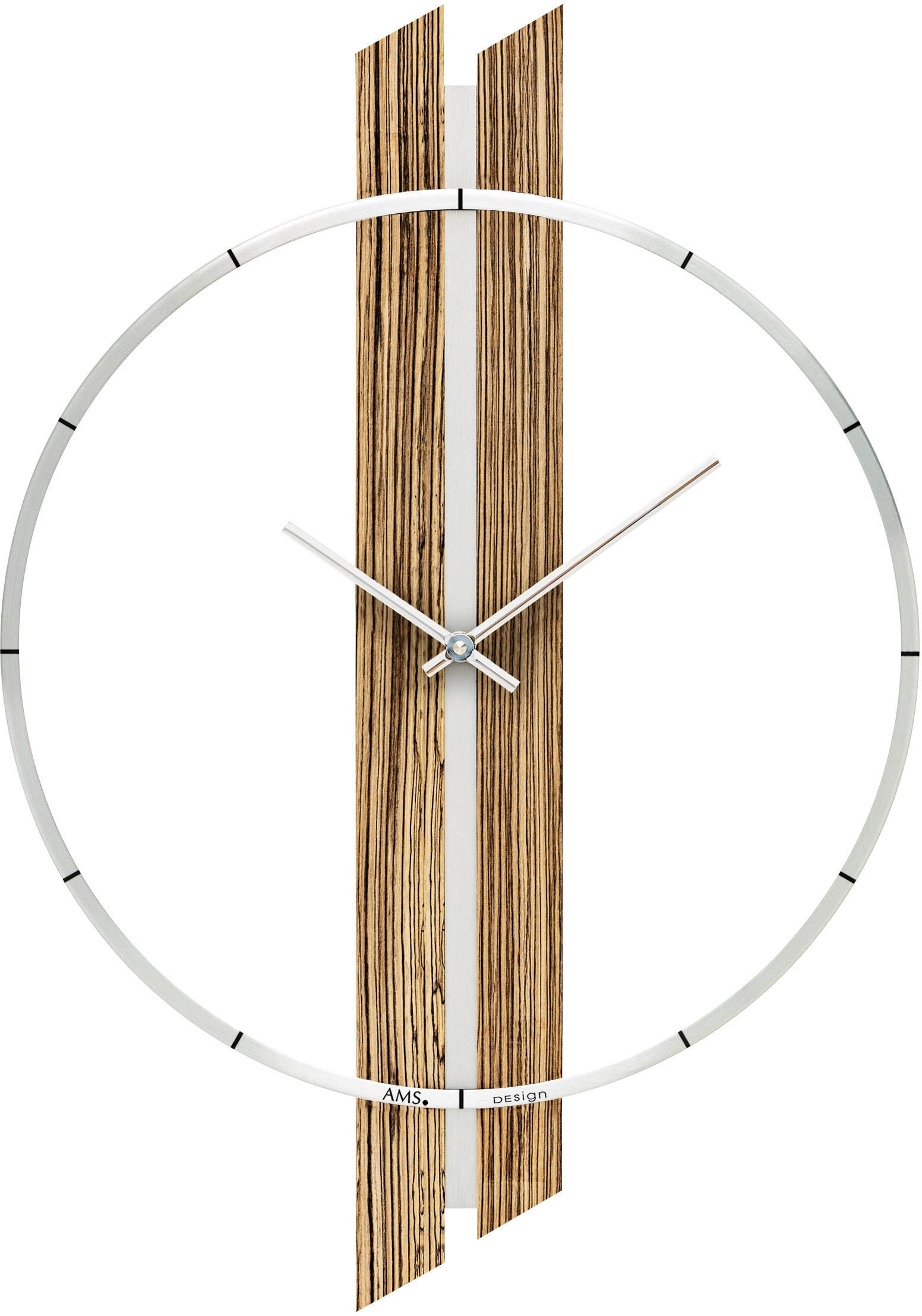 AMS Wanduhr »W9606«, Made in Germany,Holz,Wohnzimmer,Esszimmer,Küche,Arbeit günstig online kaufen