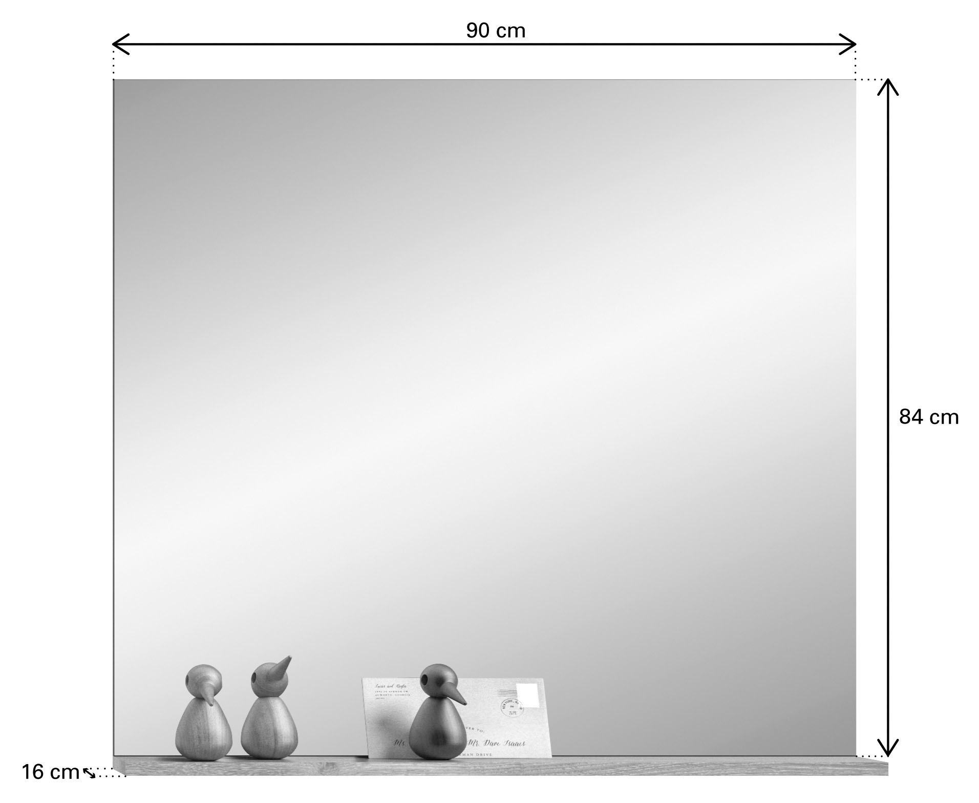 INOSIGN Garderoben-Set »Riga, Breite 195 cm, hochwertige Rillenfräsung, 4-teilig, best. aus:«, (Set, 4 St.), Sitzbank, Paneel, Garderobenspiegel, Schuhkommode