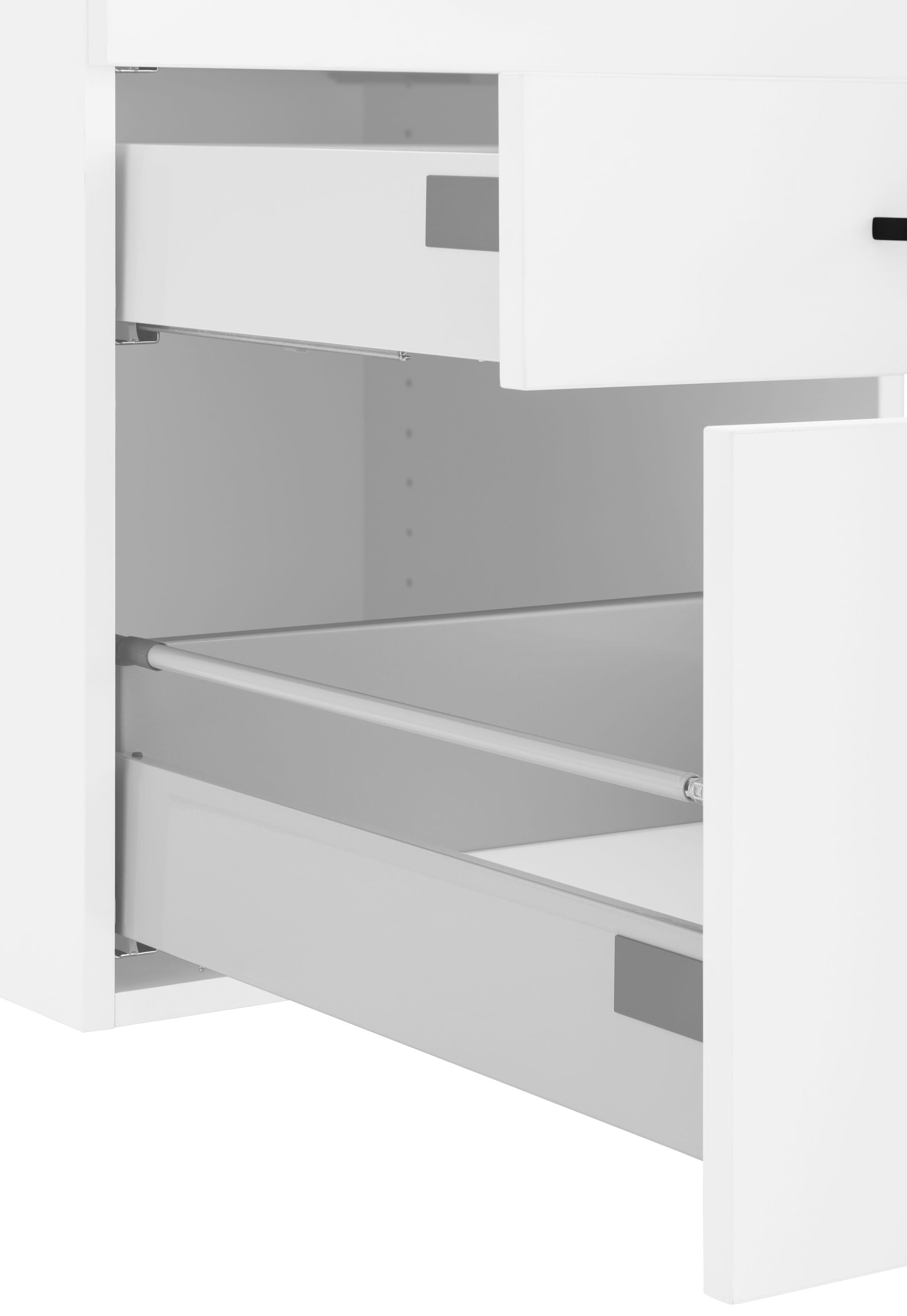 OPTIFIT Winkelküche »Elga« Premium-Küche mit Soft-Close-Funktion, Stellbreite 265 x 175 cm
