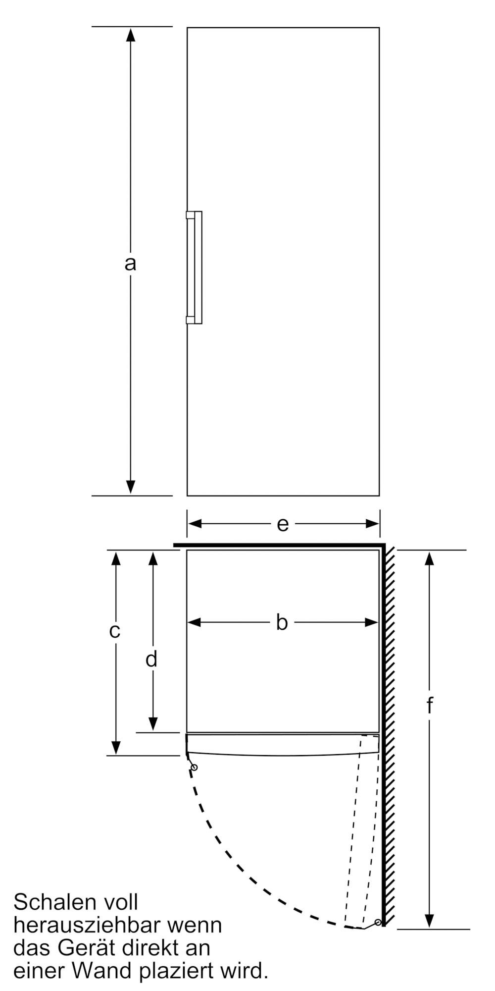 BOSCH Gefrierschrank »GSN58AWCV«, 191 cm hoch, 70 cm breit