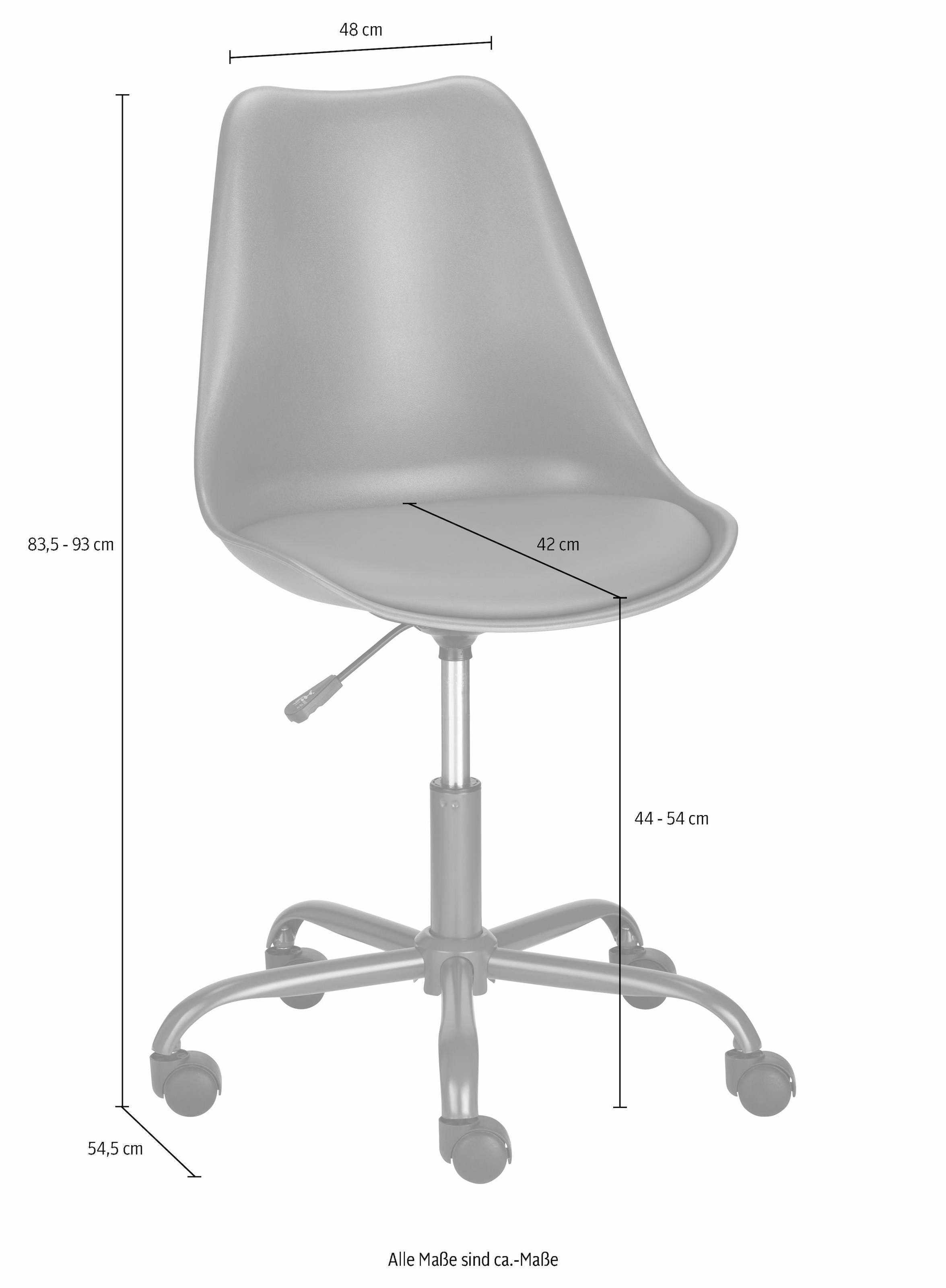 INOSIGN Bürostuhl »Donny«, Polyester, gepolsterter Schreibtischstuhl im modernen Design