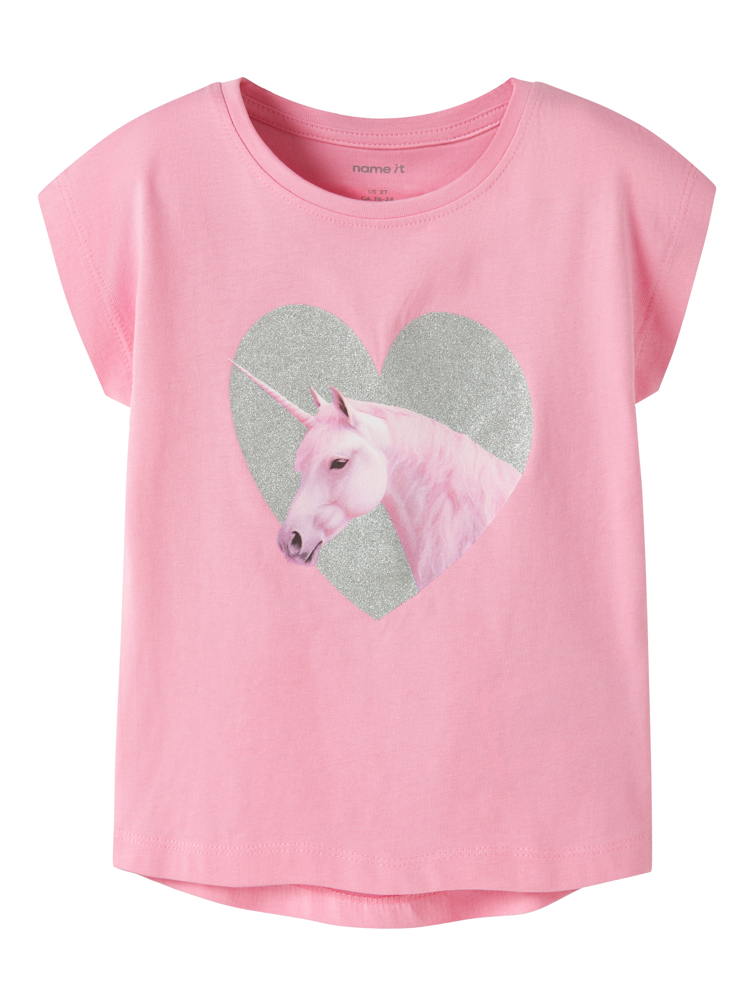 Name It T-Shirt »NMFVOTIA CAPSL TOP« Baumwolle, loose fit