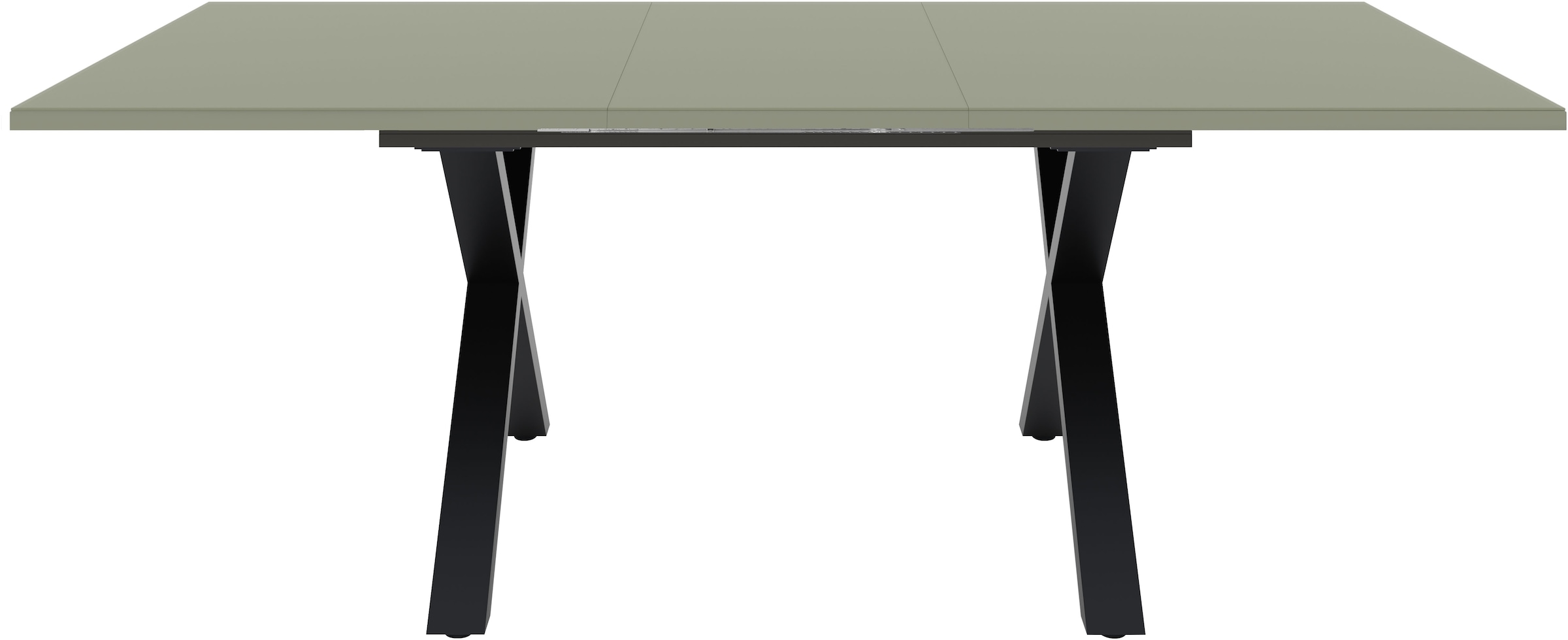 Mäusbacher Esstisch Esstisch ausziehbar auf 210 cm, eckige Tischform, Gestell X-Form