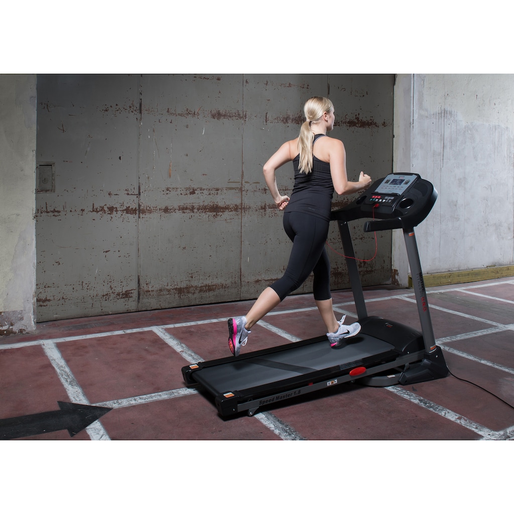 MOTIVE FITNESS by U.N.O. Laufband »Speed Master 1.8«, (6 tlg.)