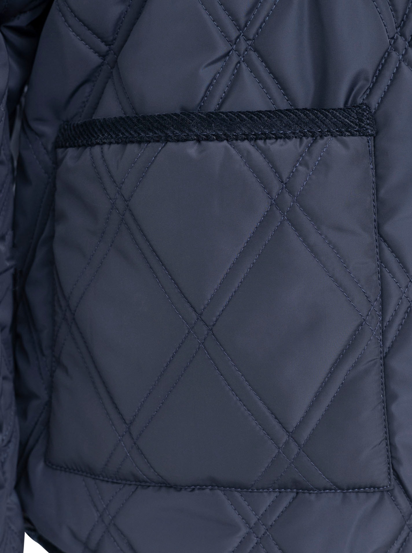 Zwillingsherz Steppjacke »"Classic"« ohne Kapuze Kordkragen, Knopfleiste und Taschen