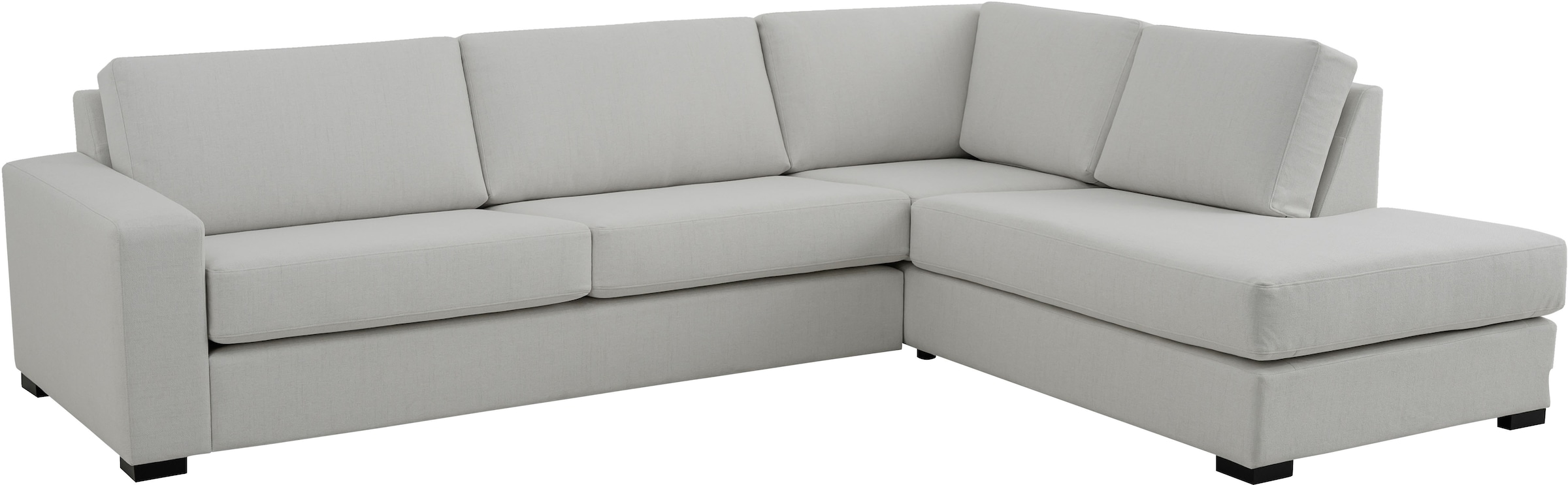 Home affaire Ecksofa »Branwell«, Breite 304 cm, Struktur fein, mit Wellenunterfederung