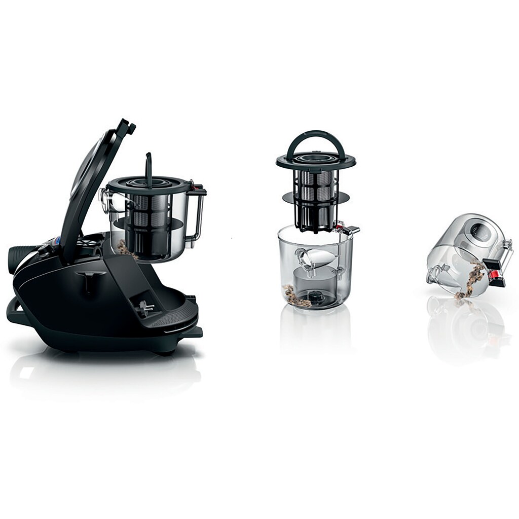 BOSCH Bodenstaubsauger »Serie 8 ProSilence BGS7MS64, Hygiene-Filter, 10 Jahre Motorgarantie«, 800 W, beutellos