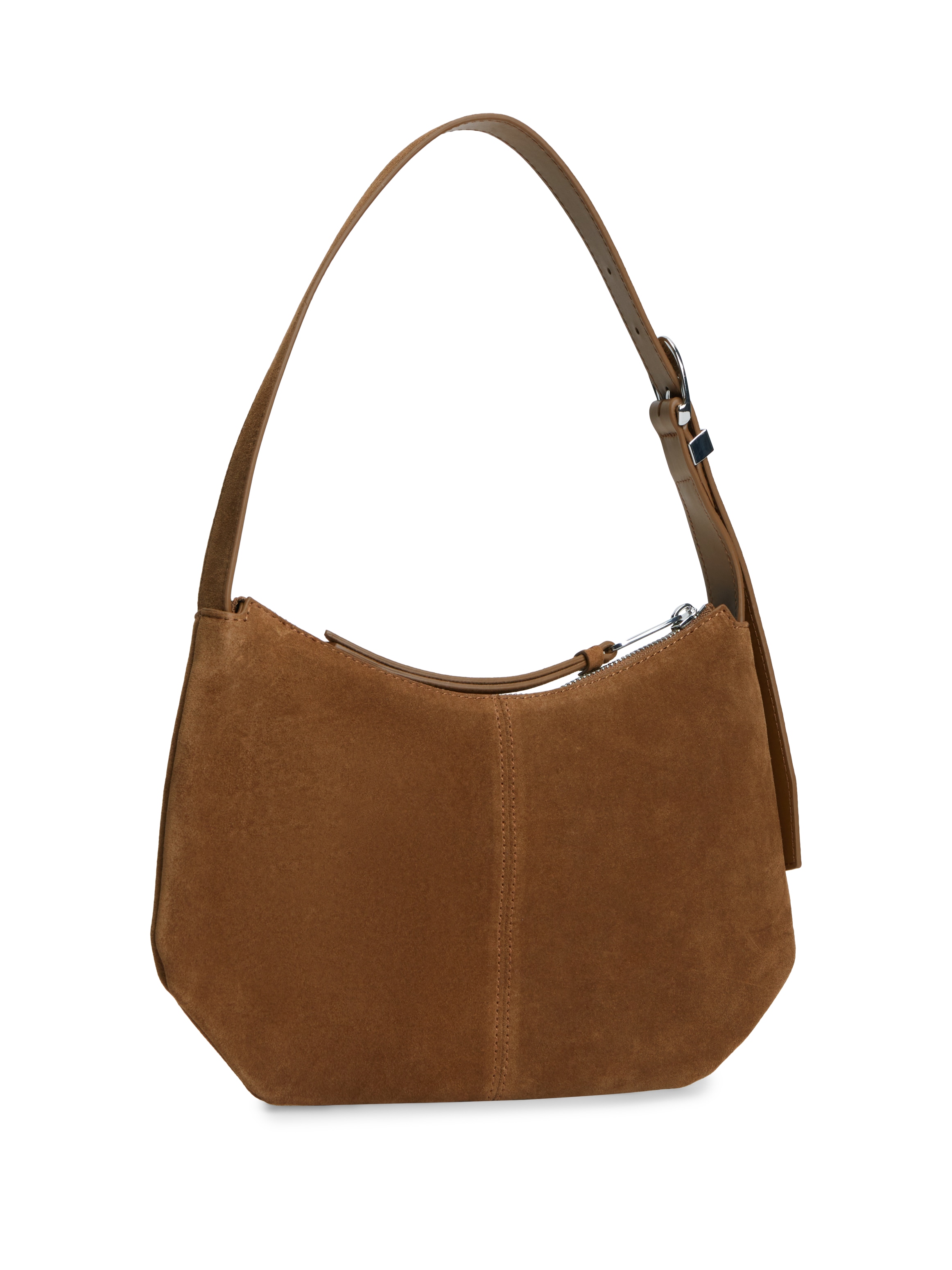 Tommy Jeans Schultertasche »TJW SLOUCHY SUEDE SHOULDER BAG« Damen Umhängetasche, Handtasche mit Ziernaht