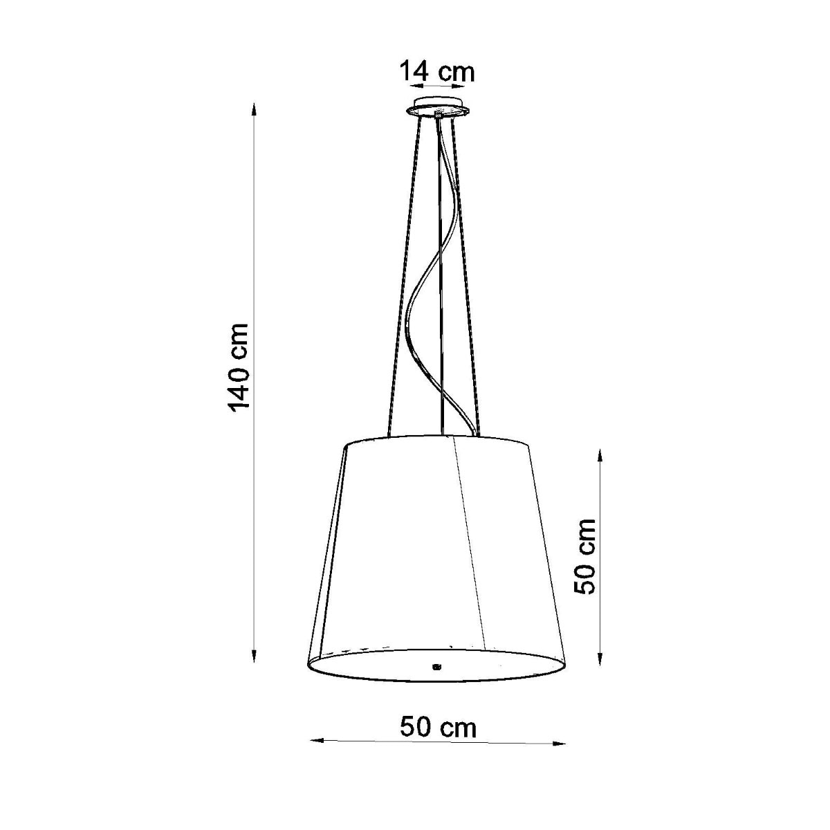 SOLLUX lighting Kronleuchter »GENEVE«, 3 flammig, Leuchtmittel E27 | ohne Leuchtmittel, Slush -Einstellung