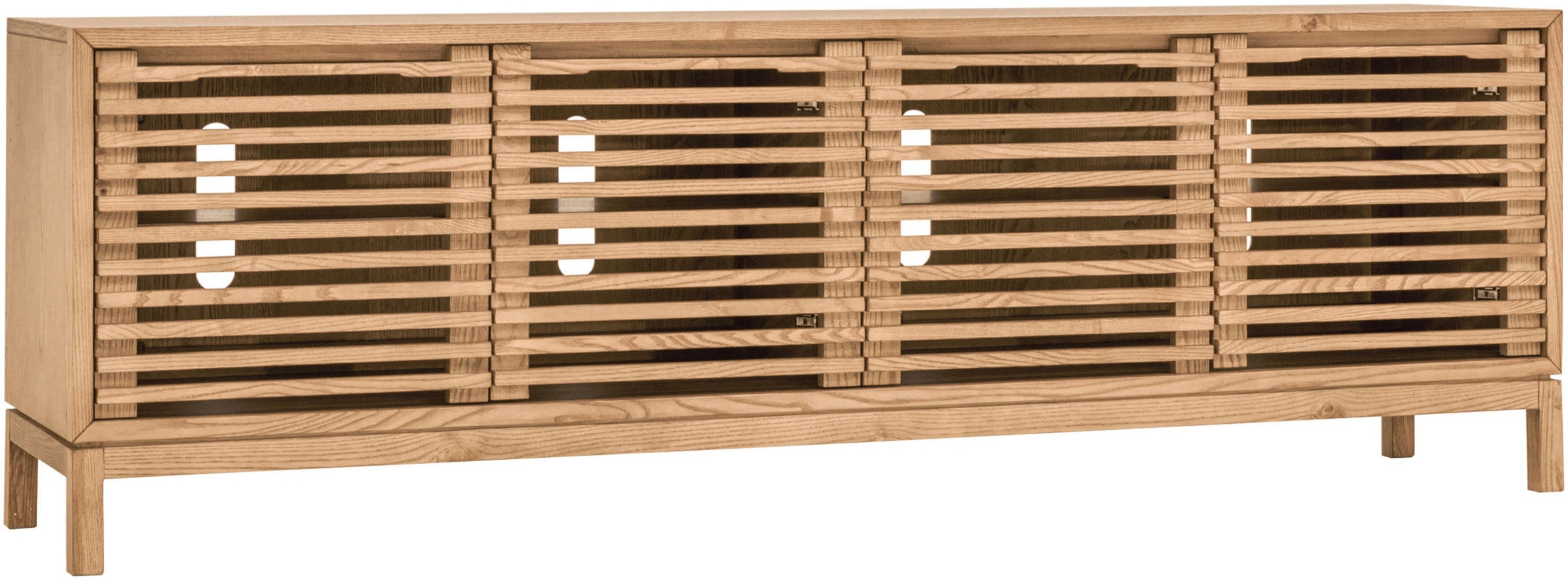 andas TV-Board »Tanner 4-türige Medienkonsole aus Eschenholz« 1 Stk. tlg.