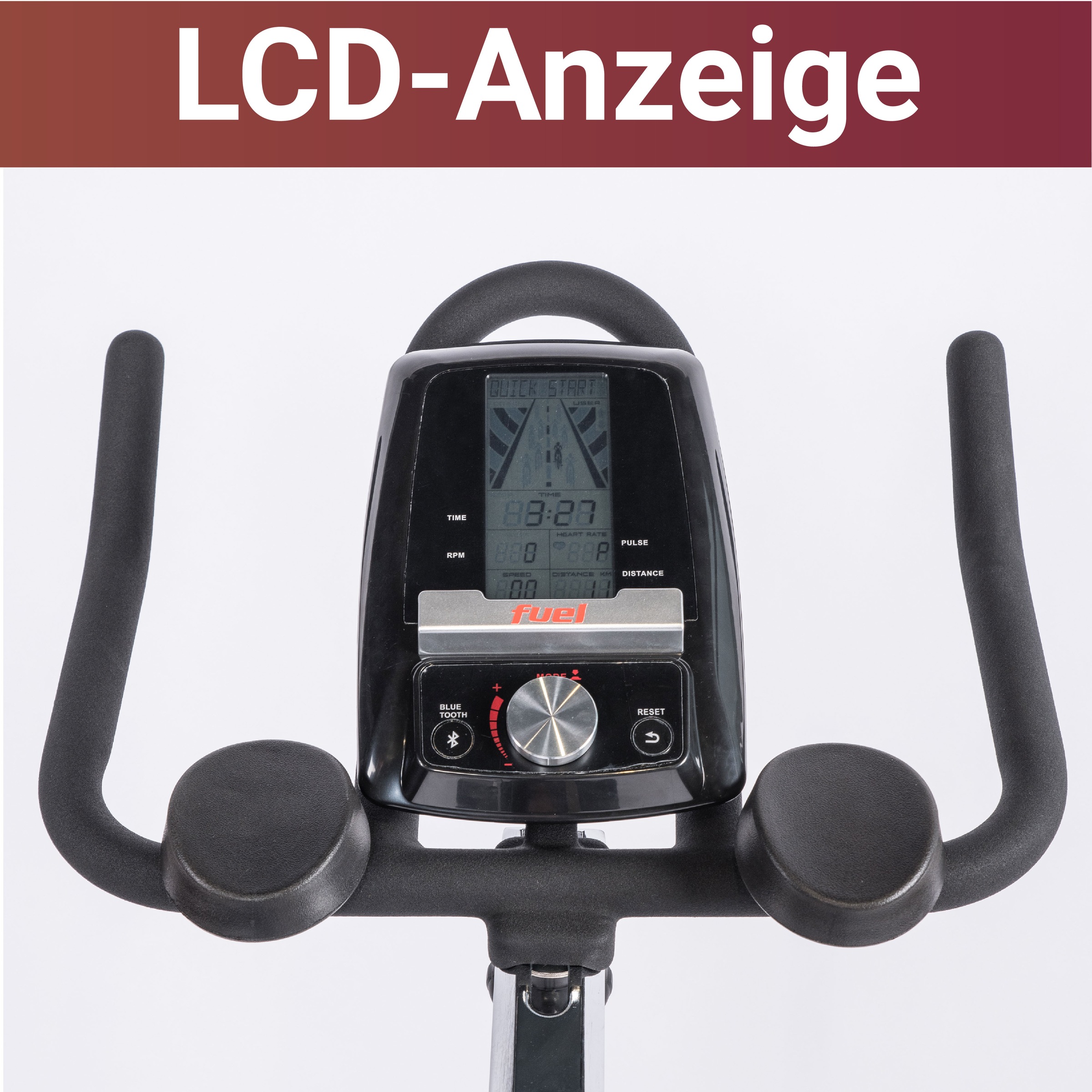 Fuel Fitness Heimtrainer »Indoor Cycle IF300«, Bluetooth, App-Anbindung (Spirit App), höhenverstellbar