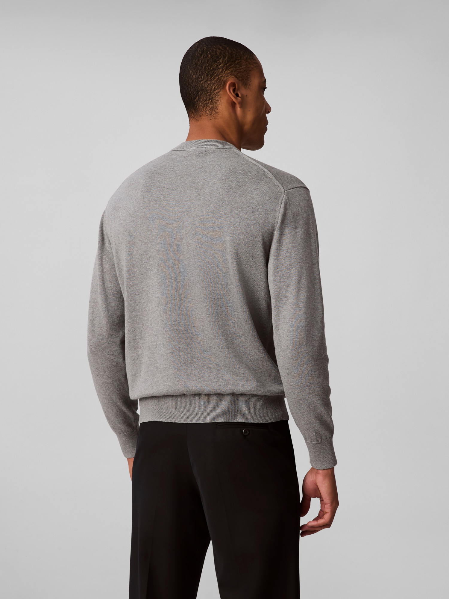 Calvin Klein Jeans Strickpullover »LS EZ COTTON CREWNK SWEATER 12GG«, Mit Rundhalsausschnitt