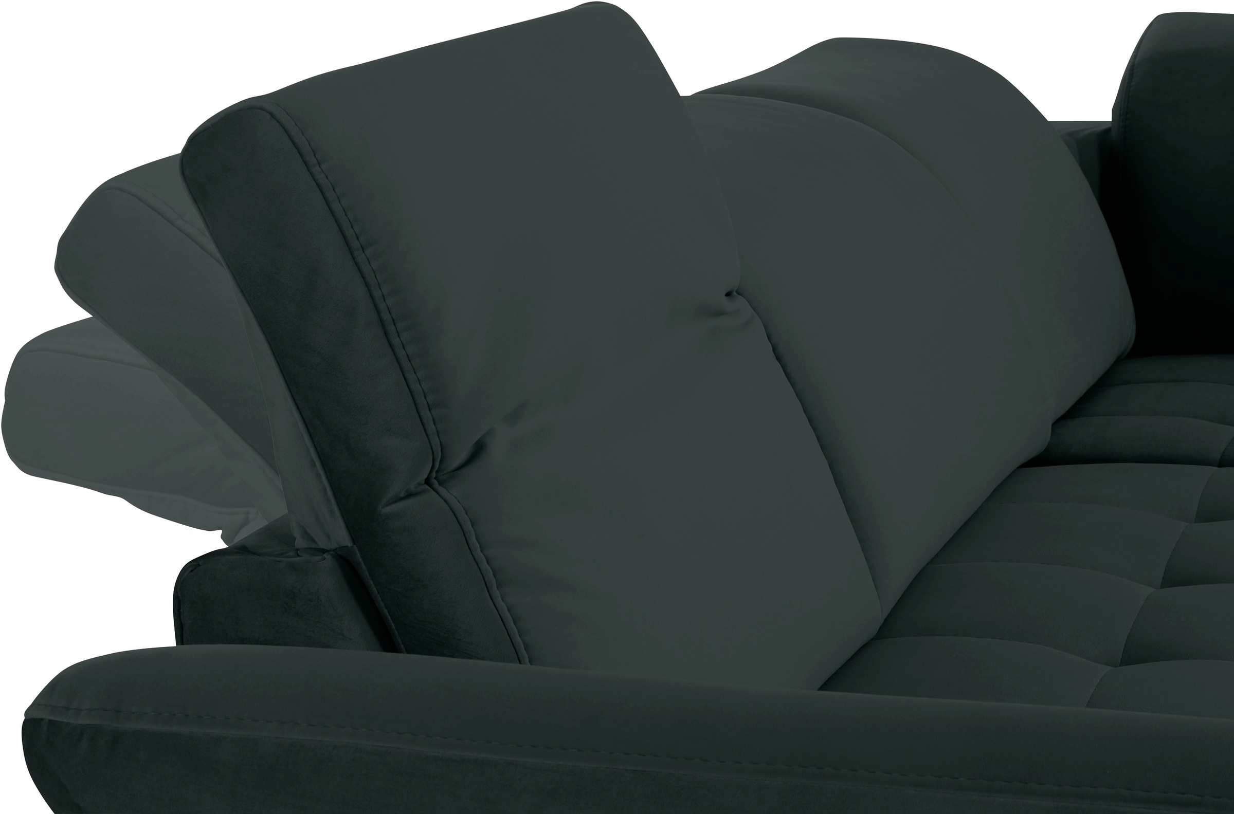 INOSIGN Ecksofa »Fresh L-Form«, Federkern, wahlweise Kopfteilverstellung und motorischer Vorziehsitz