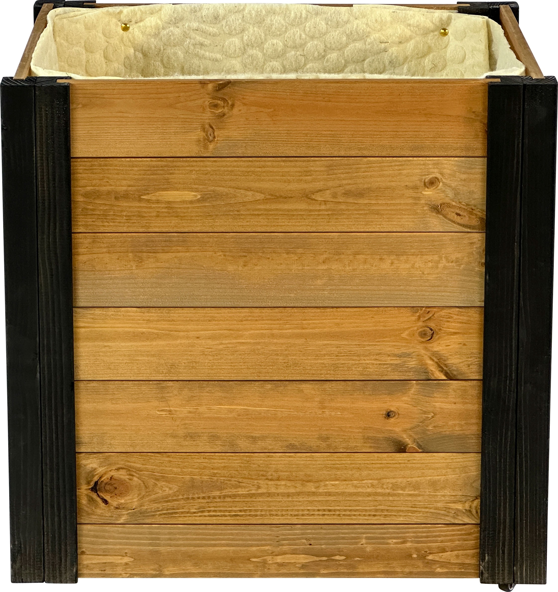 dobar green label Hochbeet »rollbar, mit Staufach, inkl. Schafswolle, Gr. M« Maße: ca. 60 x 40 x 62 cm bei einem Gewicht von ca. 11,20 kg