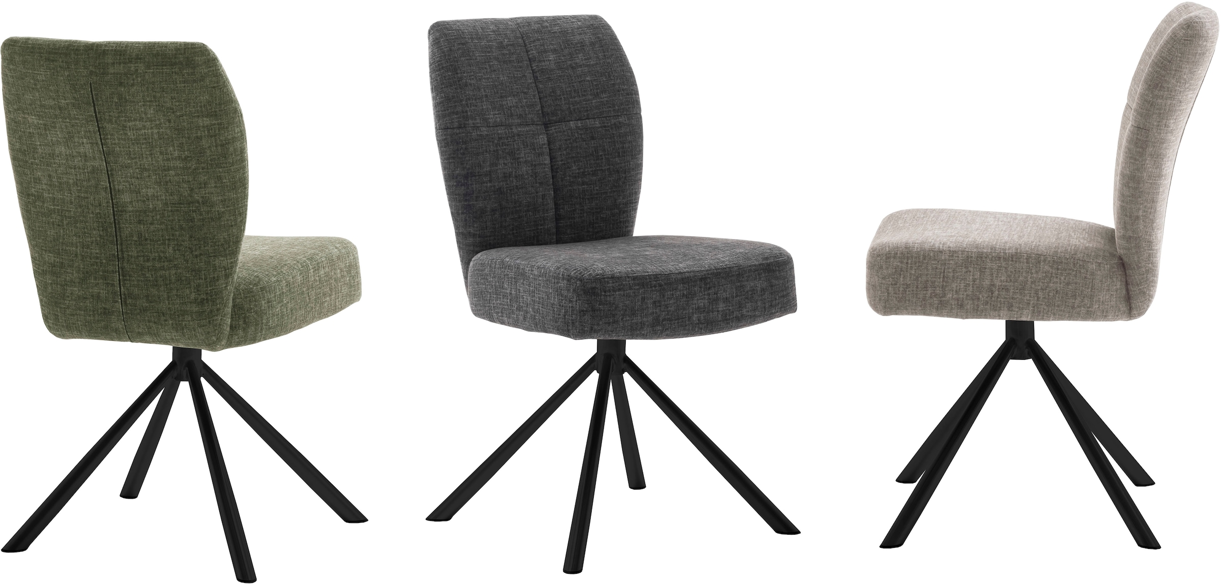 MCA furniture Esszimmerstuhl »KEA«, (2er-Set), 360°,Taschenfederkern, belas günstig online kaufen