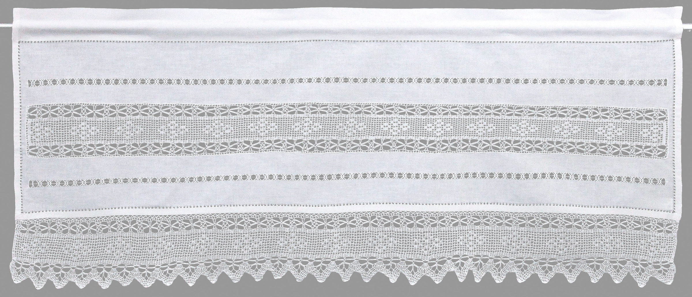 HOSSNER - ART OF HOME DECO Querbehang »Birnhorn« Stangendurchzug 1 Stk. tlg günstig online kaufen