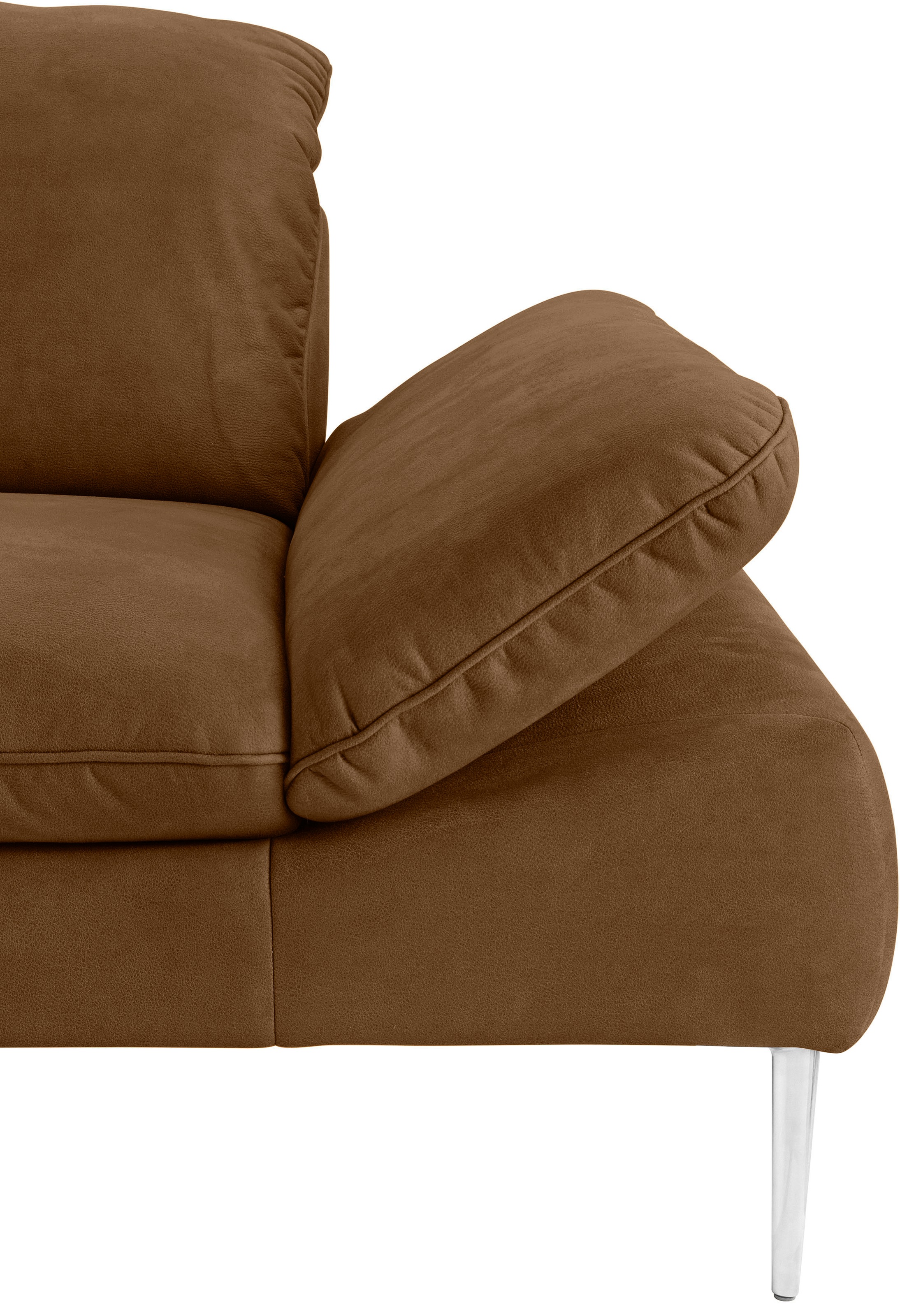 W.SCHILLIG 2-Sitzer »enjoy&MORE«, mit Sitztiefenverstellung, Füße Chrom glänzend, Breite 202 cm