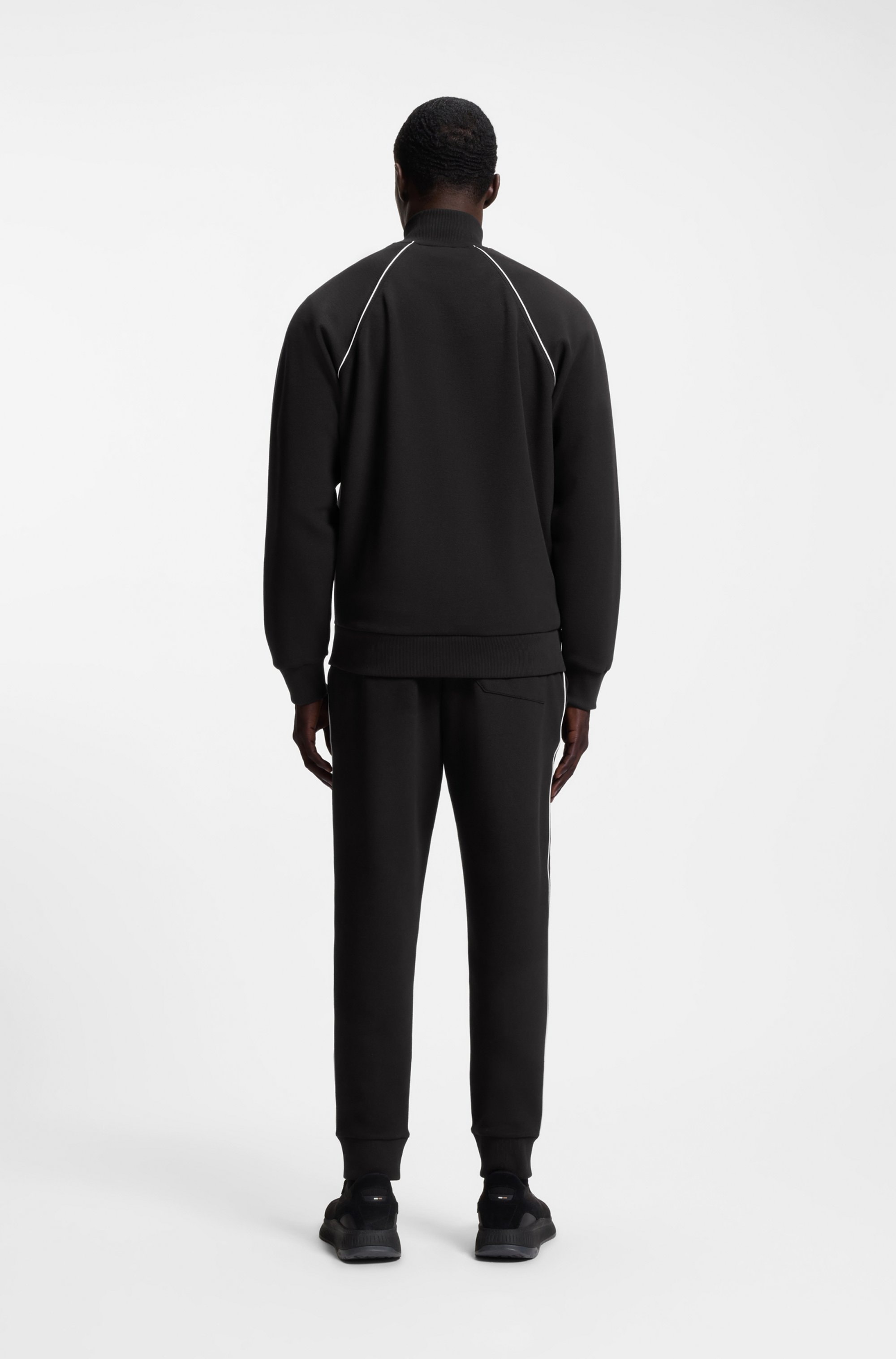 BOSS GREEN Sweatjacke »Skaz« mit Markenlabel