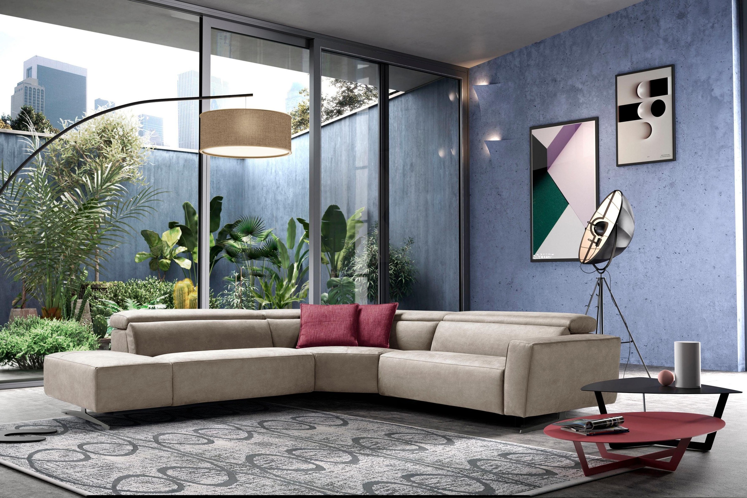 Egoitaliano Ecksofa »Stefanie-e, Designsofa der Extraklasse, bequem mit hoh günstig online kaufen