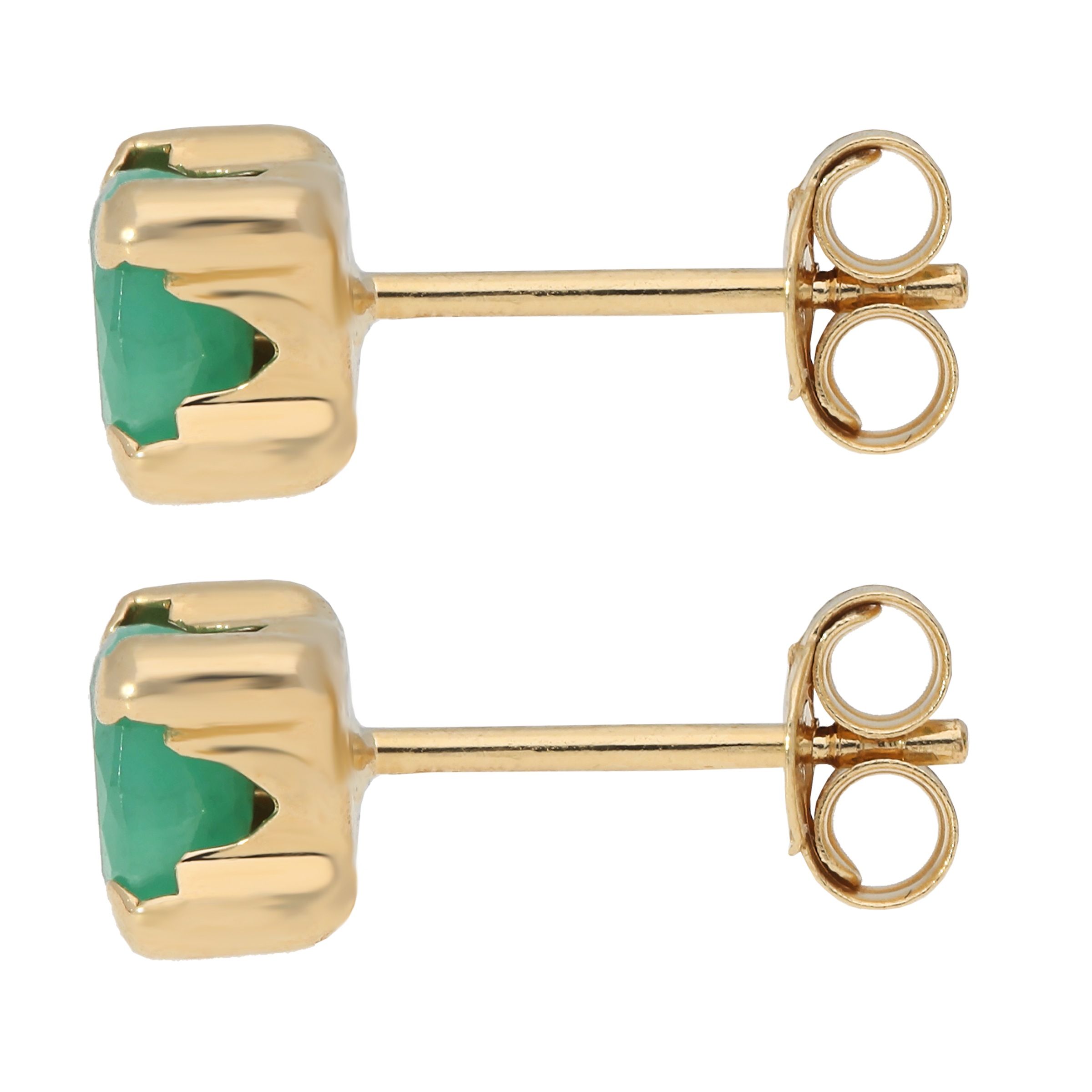 Firetti Paar Ohrstecker »Schmuck Geschenk Gold 375 Ohrschmuck Ohrringe Solitär« mit Saphir, Smaragd oder Rubin