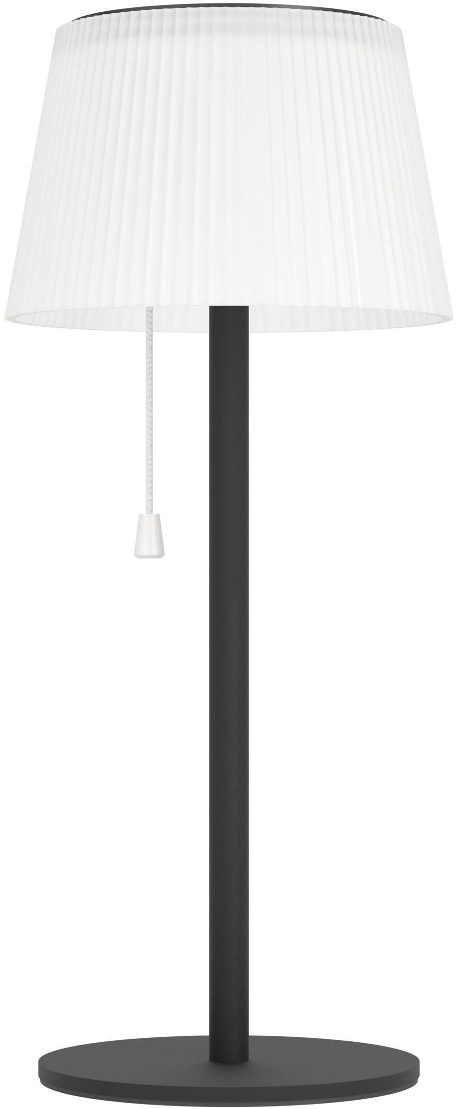 EGLO Tischleuchte »SCORDIANO Tischlampe - Stahl - SOLAR-LED - 2,3W - IP44« LED-Modul 1 Stk. Kaltweiß | Neutralweiß | Warmweiß Solarleuchte, Außentischleuchte, Akku, Leselampe, H38 x Ø13 cm