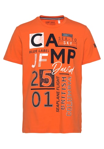 CAMP DAVID T-Shirt, mit Logoprint kaufen